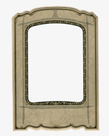 Antique Photo Frame Free Clipart Printable Graphics - Antique Cardboard Photo Frame, HD Png Download, Transparent PNG