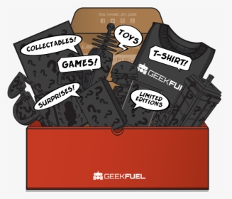 Geek Fuel Mystery Box Image - Geek Mystery Box, HD Png Download, Transparent PNG