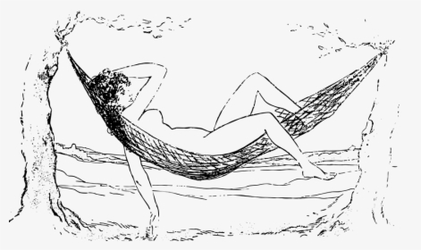 Nude, Hammock, Relax, Woman, Naked, Female, Attractive - Nudity, HD Png Download, Transparent PNG