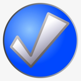 Blue Check Button Svg Clip Arts - Blue Check Button, HD Png Download, Transparent PNG