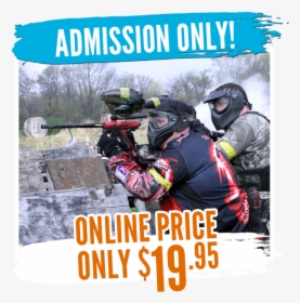 Open Play Admission Only - Paintball, HD Png Download, Transparent PNG