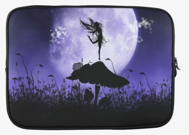 A Beautiful Fairy Dancing On A Mushroom Silhouette, HD Png Download, Transparent PNG