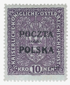 10k Deep Violet Krakow Issue, - Foreign Stamps, HD Png Download, Transparent PNG