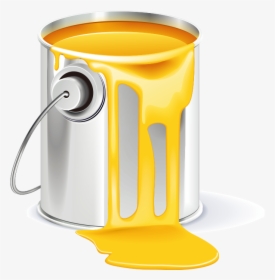 Transparent Paint Bucket Png - Color Paint Bucket Icon, Png Download, Transparent PNG