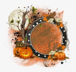 Background Element 800 X 800 Png Transparent - Halloween Picture Frame Png, Png Download, Transparent PNG