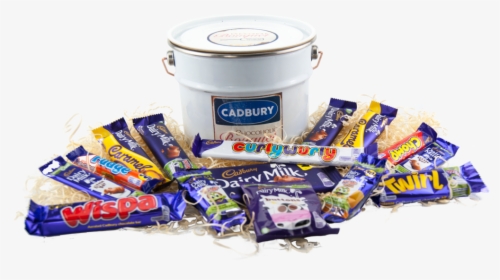 Cadbury Bucket Of Chocolate Retro Lever Lid Paint Pail - Paint Bucket Chocolate, HD Png Download, Transparent PNG