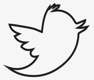 Twitter Logo Black Outline, HD Png Download, Transparent PNG
