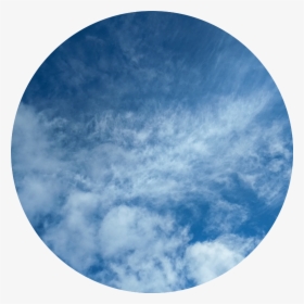 ☁️   #blue #clouds #circle #sky #background #aesthetic - Blue Aesthetic Background Circle, HD Png Download, Transparent PNG