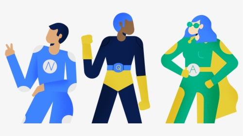 Nicereply, Qualitista And Aircall Superheroes - Call Center Superhero, HD Png Download, Transparent PNG