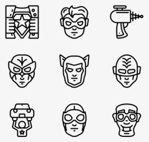 Super Heroes - Stock Vector Icon, HD Png Download, Transparent PNG