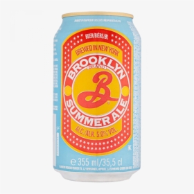 Brooklyn Summer Ale - Brooklyn Lager Beer Can, HD Png Download, Transparent PNG