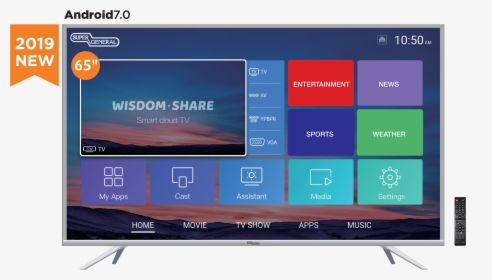 Super General Smart Tv, HD Png Download, Transparent PNG