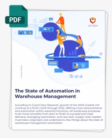 State Of Automation In Warehouse Management Cover - Supply Chain Warehouse Management Logo, HD Png Download, Transparent PNG