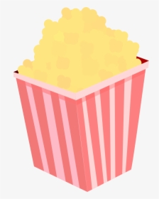 Snack,angle,baking Cup - Popcorn Free Vector, HD Png Download, Transparent PNG