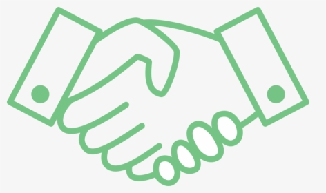 Handshake Clipart Black And White, HD Png Download, Transparent PNG