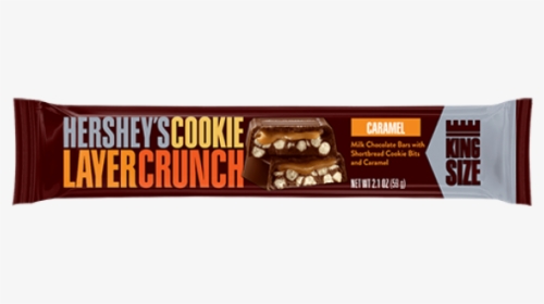Hershey S Cookie Layer Crunch Caramel King Size Candy - Chocolate, HD Png Download, Transparent PNG