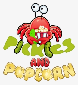 Pickles And Popcorn - Popcorn And Pickle Clipart, HD Png Download, Transparent PNG