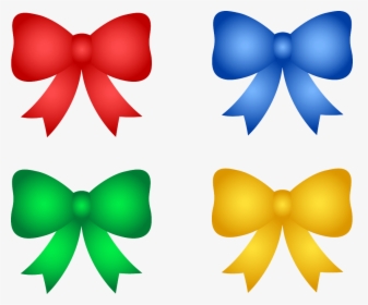 Cheer Bow Clipart Outline - Christmas Bows Clipart, HD Png Download, Transparent PNG