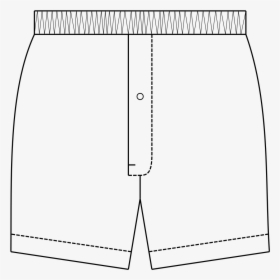 Outline Of Boxer Shorts, HD Png Download, Transparent PNG