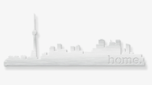 Skyline Clipart Skyline California - White Toronto Skyline Silhouette, HD Png Download, Transparent PNG