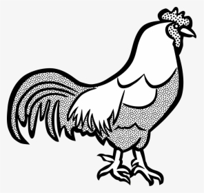 Clip Art Of Cock Black And White, HD Png Download, Transparent PNG
