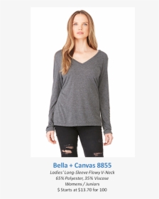 Bella Canvas 8855 - Shirt, HD Png Download, Transparent PNG