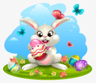 Egg Eggs Decorating With Bunny Easter Clipart - Καλο Πασχα Και Καλη Ανασταση Εικονεσ, HD Png Download, Transparent PNG