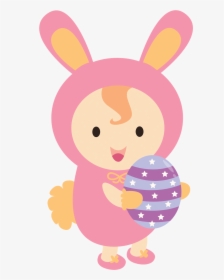 Cute Easter Bunny, Easter Baby, Baby Bunnies, Baby - Coelho De Pascoa Bebê, HD Png Download, Transparent PNG