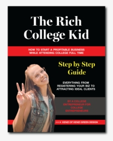 The Rich College Kid Landing Page Book-01 - Book, HD Png Download, Transparent PNG