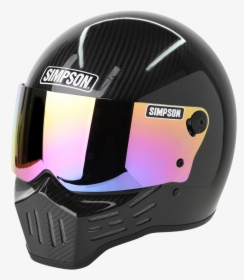 Carbon Fiber Simpson Helmet M30, HD Png Download, Transparent PNG