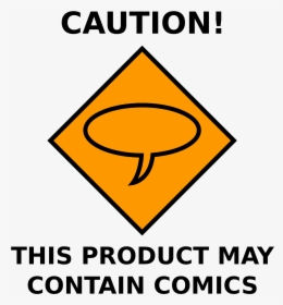 Caution Comics Clip Arts - Clip Art, HD Png Download, Transparent PNG