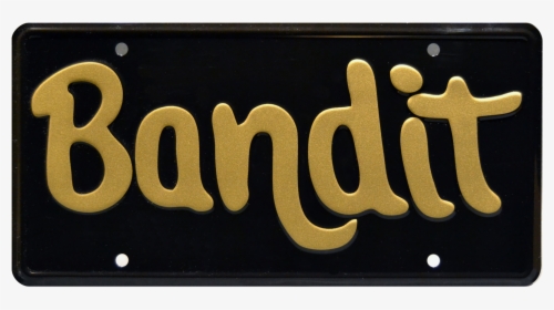 Bandit License Plate Png, Transparent Png, Transparent PNG