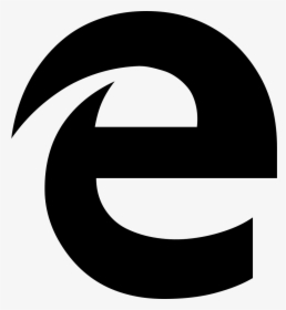 Edge - Microsoft Edge Dark Icon, HD Png Download, Transparent PNG
