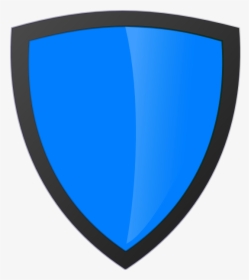 Blue Shield With Dark Edge Svg Clip Arts - Blue Shield Logo Png, Transparent Png, Transparent PNG