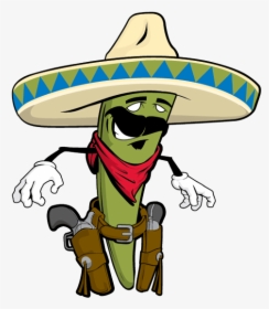 Pepper New For Signsez - Chili Pepper Cartoon Bandit, HD Png Download, Transparent PNG
