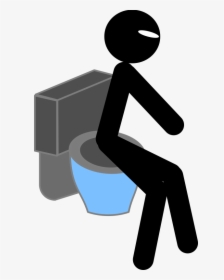 Toilet, Man, Sitting, Bathroom, Privacy, Restroom - Funny Sms In Hindi For Facebook, HD Png Download, Transparent PNG