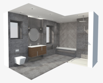 Bathroom Remodel And Design, 3d Visuals - Bathroom 3d Png Hd, Transparent Png, Transparent PNG