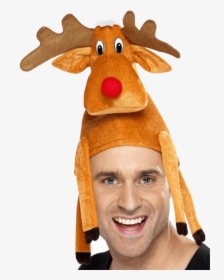 Adult Reindeer Hat - Christmas Silly Hat, HD Png Download, Transparent PNG