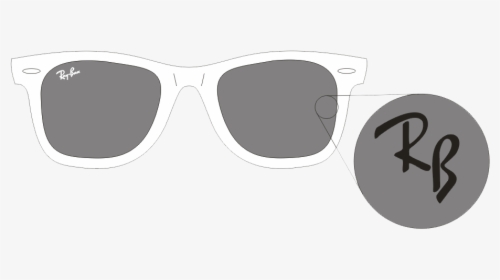 Genuine Ray-ban Lens Markings - Ray Ban Rb Logo, HD Png Download, Transparent PNG