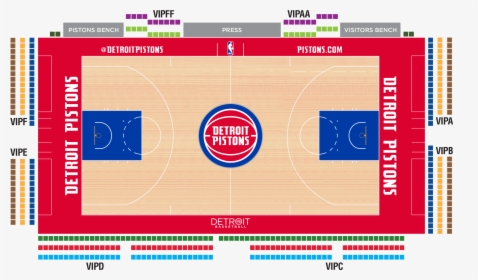 Pistons Seating Chart Little Caesars Arena, HD Png Download ...