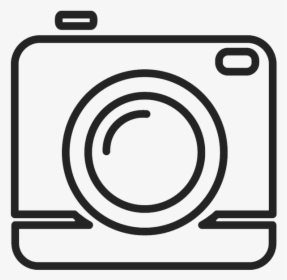 Camera Outline Rubber Stamp - Circle, HD Png Download, Transparent PNG