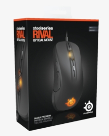 13 - Steelseries Rival Optical Mouse 62271, HD Png Download, Transparent PNG