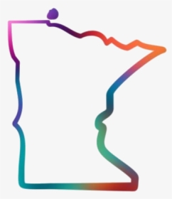Transparent Minnesota State Map Outline Clipart - Minnesota Shape With Transparent Background, HD Png Download, Transparent PNG