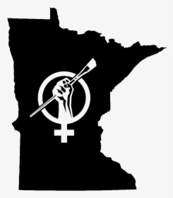 Minnesota Art And Feminism Logo Transparency - Minnesota Electoral Map 2016, HD Png Download, Transparent PNG