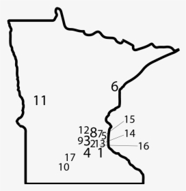 Minnesota Cities That Have Raised The Tobacco To 21 - Transparent Minnesota State Outline, HD Png Download, Transparent PNG