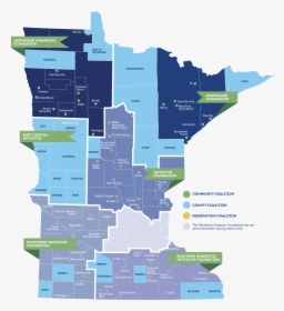 Minnesota Early Childhood Initiative - Minnesota Economic Activity Map, HD Png Download, Transparent PNG