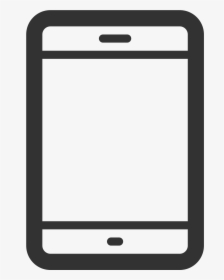 File Linecons Smartphone Outline Svg Wikimedia Commons - Phone Graphic, HD Png Download, Transparent PNG