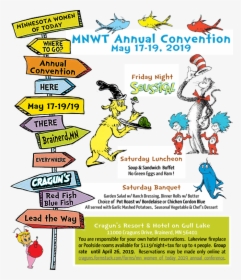 2019 Mnwt Annual Convention - Dr Seuss, HD Png Download, Transparent PNG