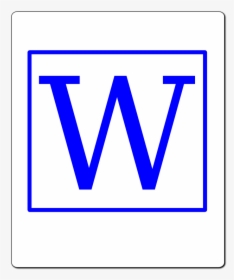 Winword 2000s Doc Free Icon - Sign, HD Png Download, Transparent PNG
