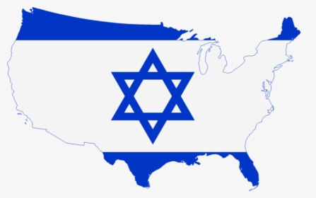 Us Map Israel Flag, HD Png Download, Transparent PNG